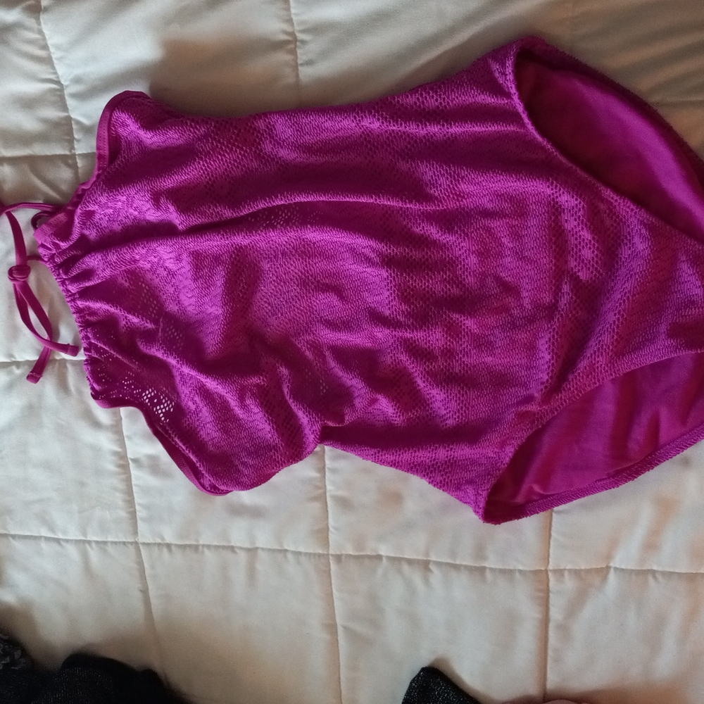 Purple swimsuit